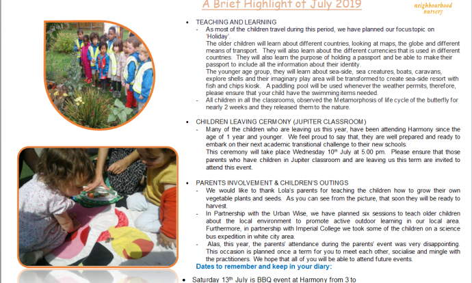 Monthly News Brief July 2019
